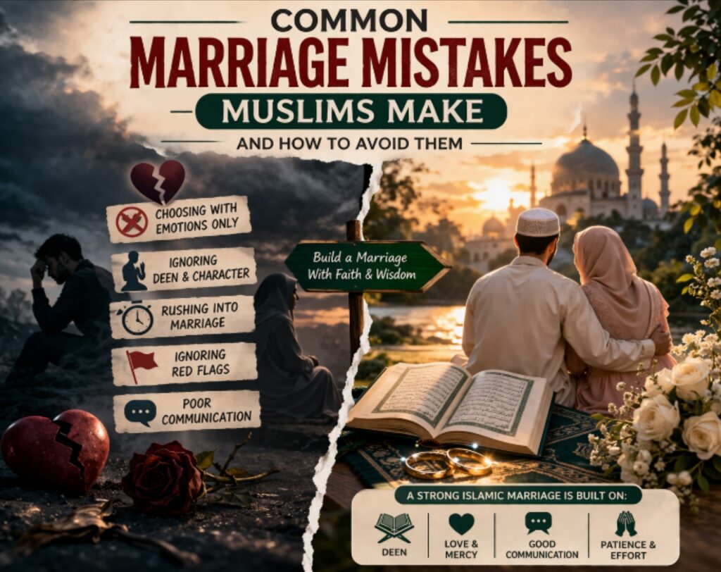 Common Marriage Mistakes Muslims Make