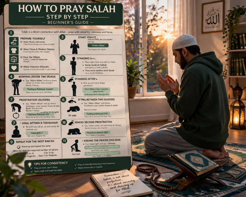 How to Pray Salah Step by Step