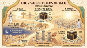 Seven Steps of Hajj