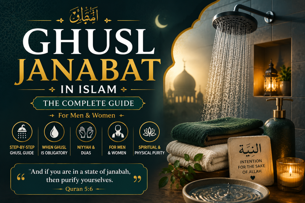 How to Perform Ghusl Janabah