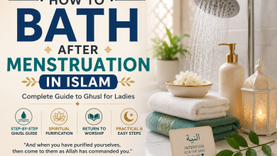 How to Bath After Menstruation in Islam